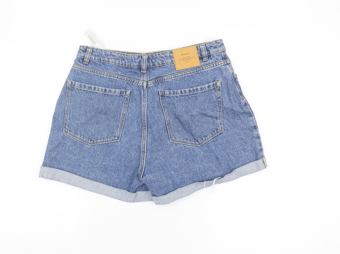 Stradivarius Women's Blue Denim Shorts Size 14