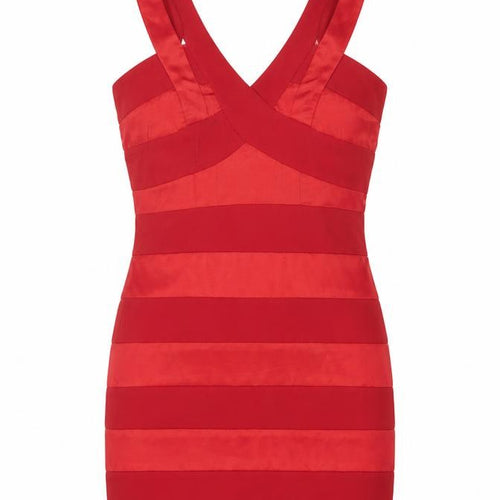 AX Paris Women's Red Bodycon Party Dress, Size 12