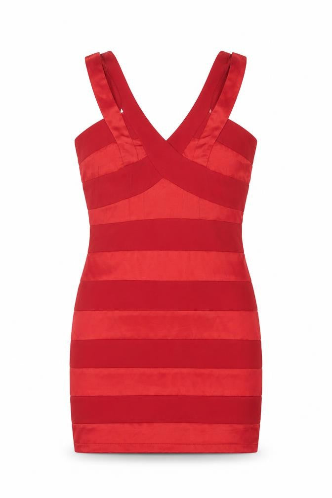 AX Paris Women's Red Bodycon Party Dress, Size 12