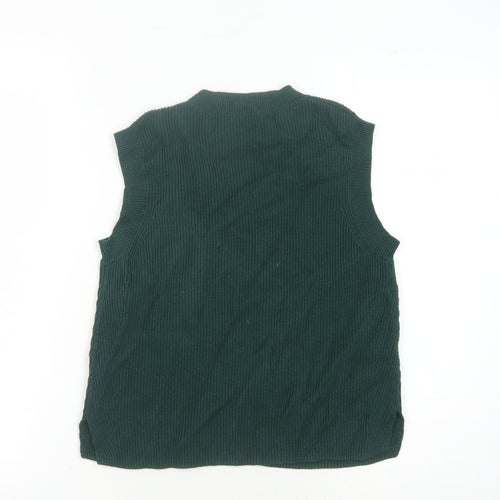 Jigsaw Women's Green Sleeveless Knit Top XS