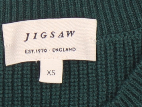 Jigsaw Women's Green Sleeveless Knit Top XS