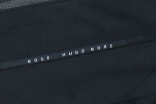 Hugo Boss Grey Striped Men's Trousers Size 58