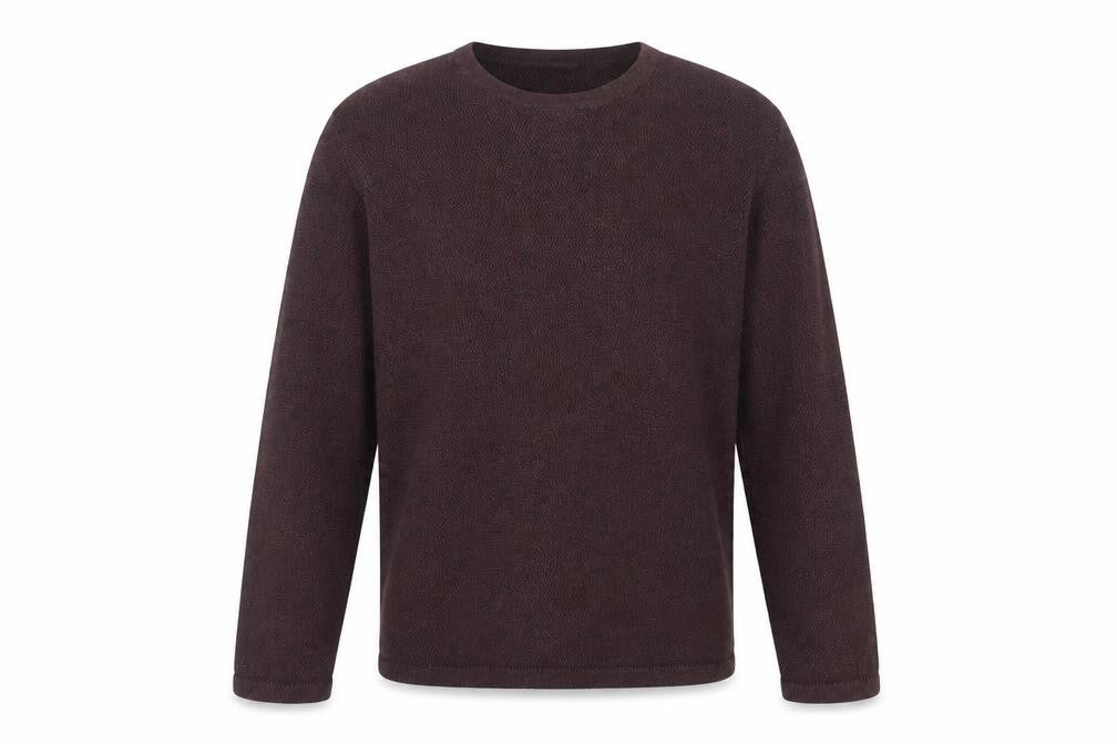 Front view of Jack & Jones Men's Brown Cotton jumper L