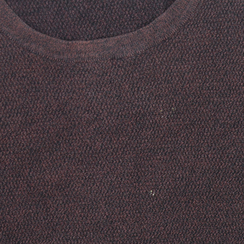 Jack & Jones Men's Brown Cotton Pullover Jumper L