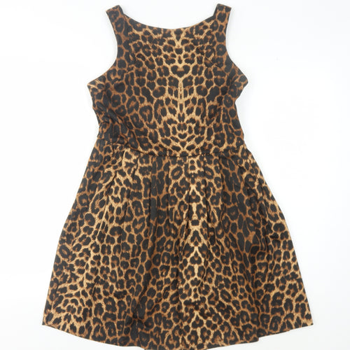 Oasis Women’s Animal Print A-Line Dress Size 12