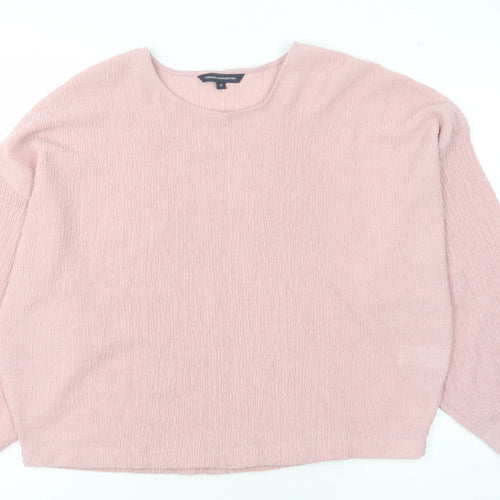 French Connection Women's Pink Knit Top