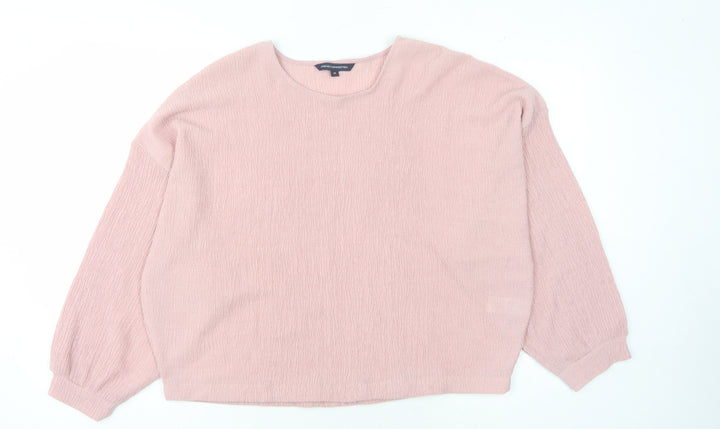 French Connection Women's Pink Knit Top