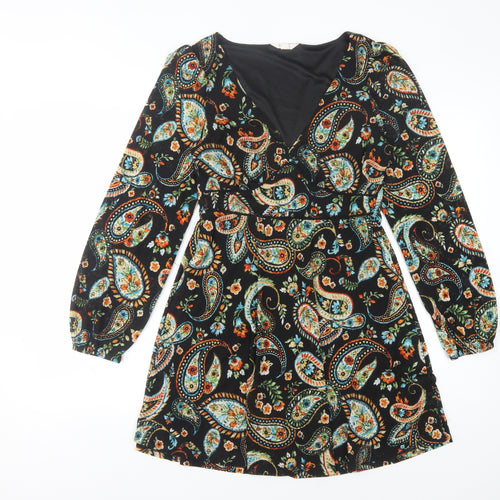 Springfield Women's A-Line Paisley Mini Dress M