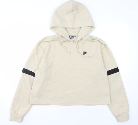 Fila Women's Beige Pullover Hoodie XL, Casual Comfort