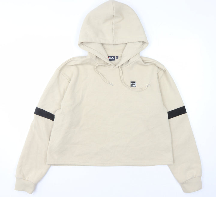 Fila Women's Beige Pullover Hoodie XL, Casual Comfort