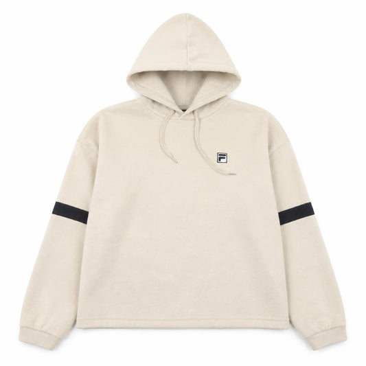 Fila Women's Beige Pullover Hoodie XL, Casual Comfort