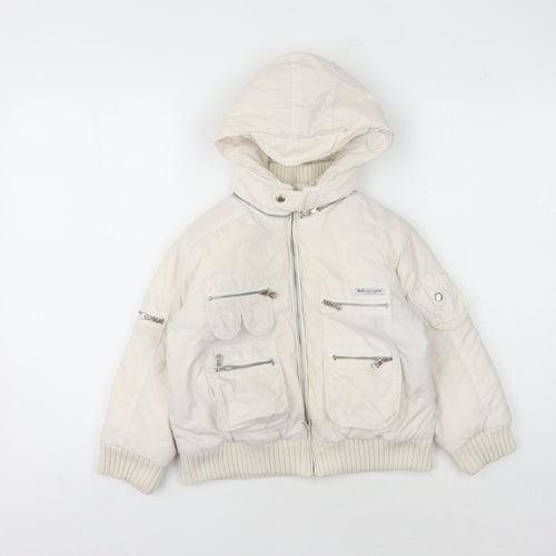 Dolce & Gabbana Boys White Puffer Jacket Size S