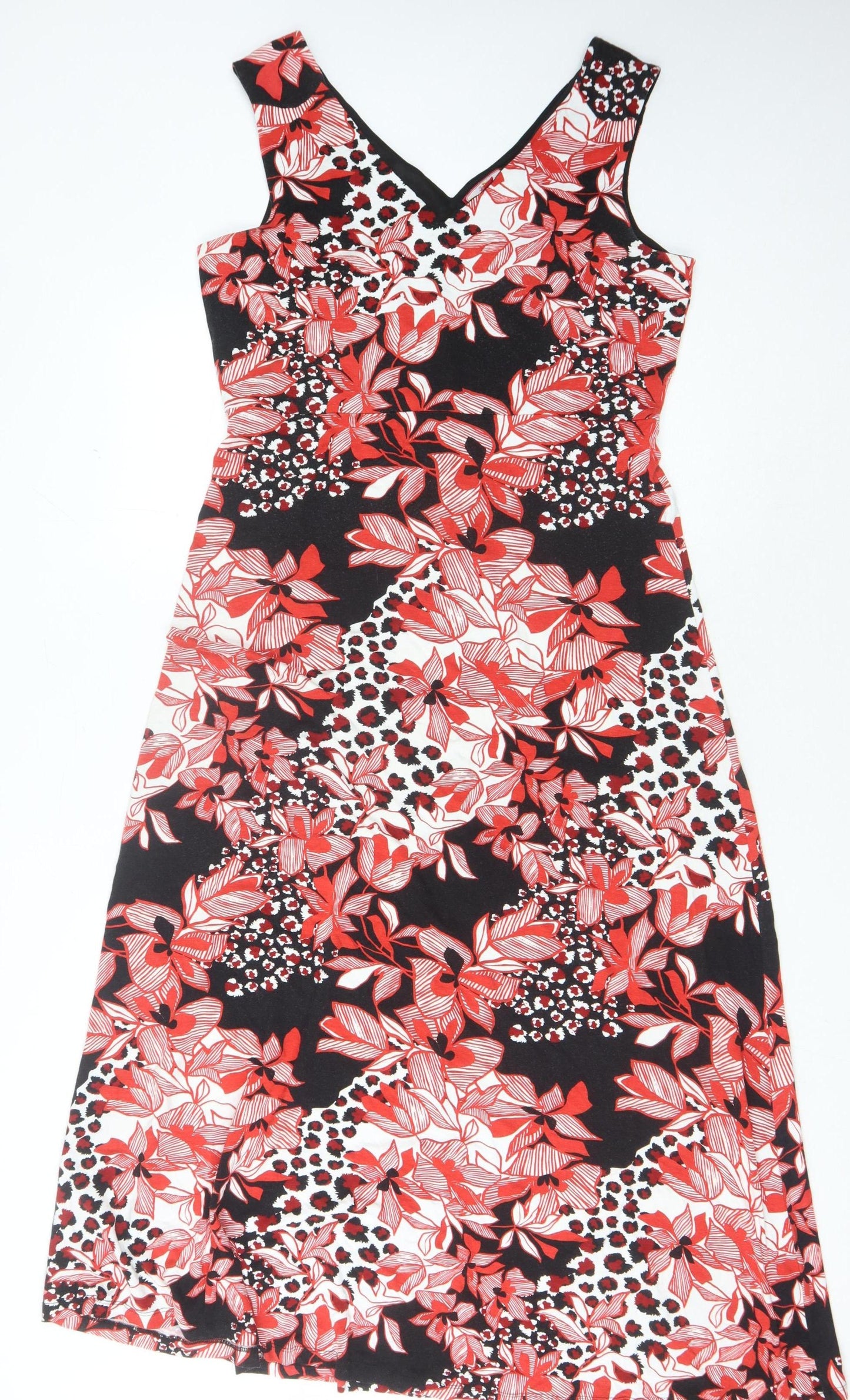 Joe Browns Women's Red Floral Dress Size 14