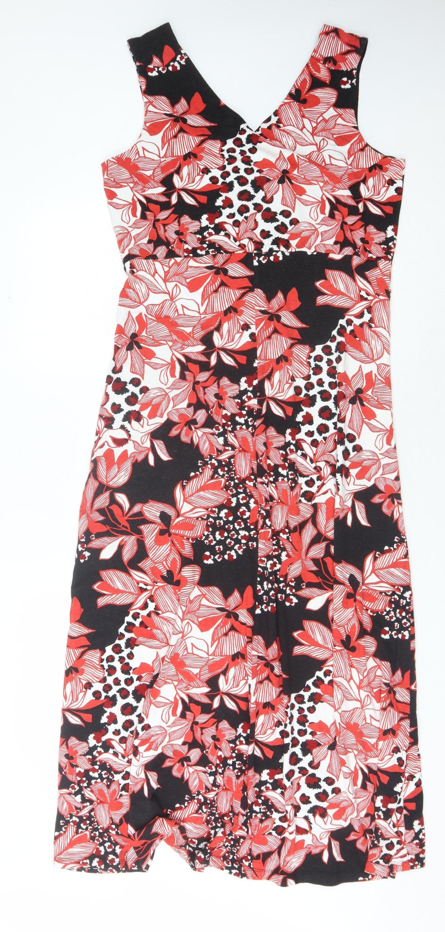 Joe Browns Women's Red Floral Dress Size 14