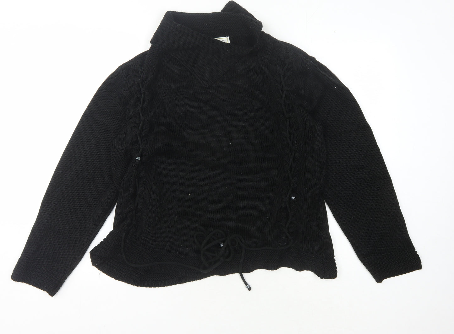 Roman Originals Women's Black Long Sleeve Knit Jumper