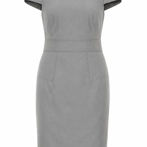 South Women's Grey Knee Length Pencil Dress Size 12