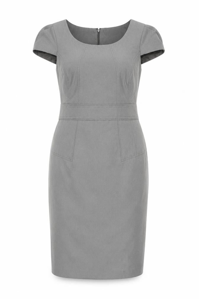 South Women's Grey Knee Length Pencil Dress Size 12