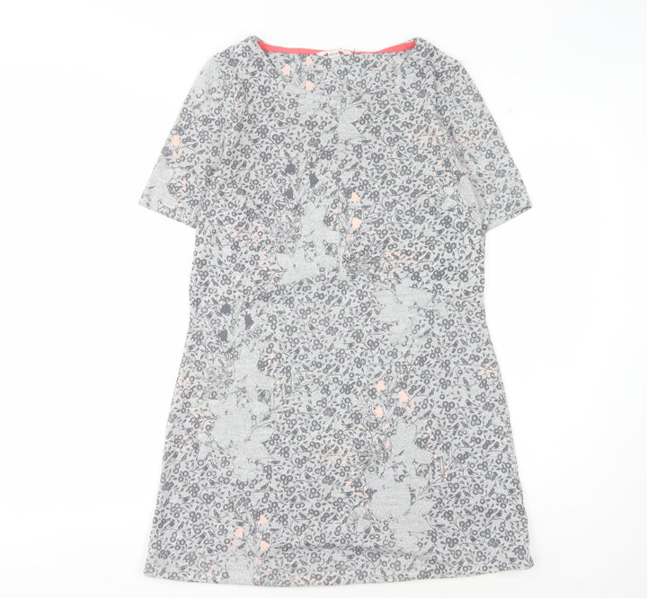 White Stuff Women's Grey Shift Dress Size 10