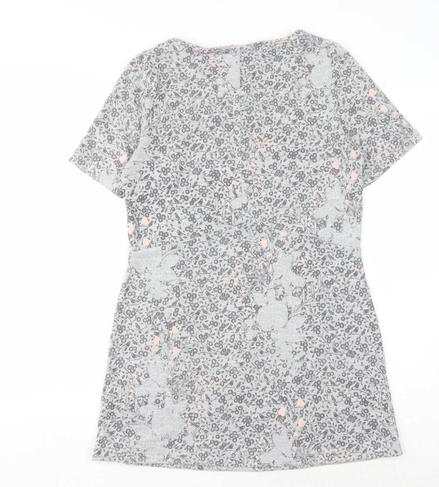 White Stuff Women's Grey Shift Dress Size 10