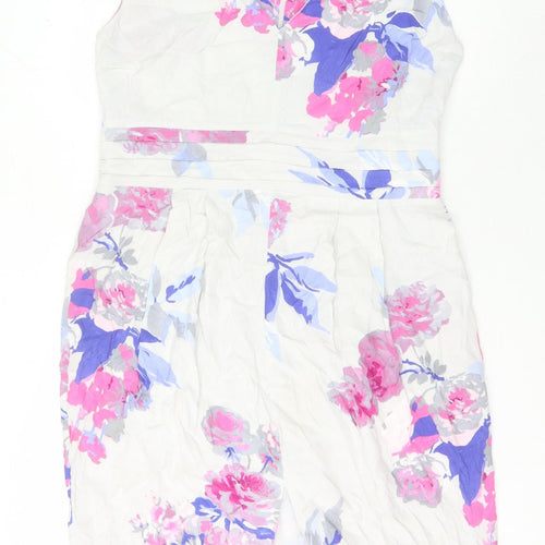 Joules Women's Multicoloured Floral Dress Size 16