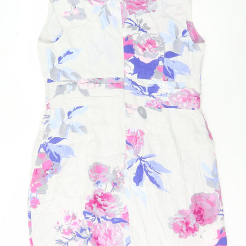 Joules Women's Multicoloured Floral Dress Size 16