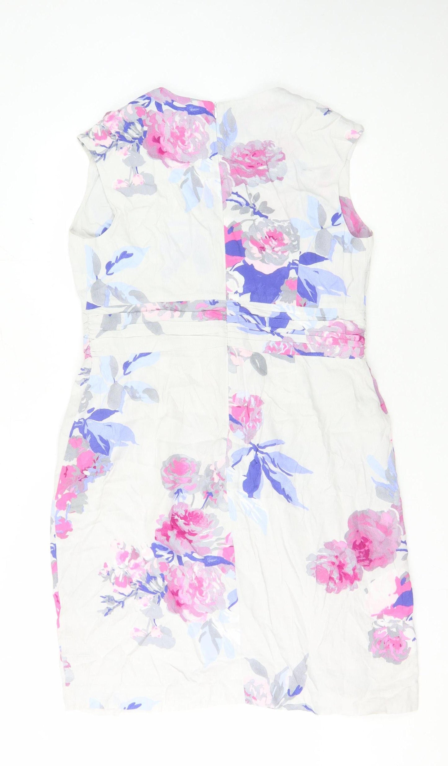 Joules Women's Multicoloured Floral Dress Size 16