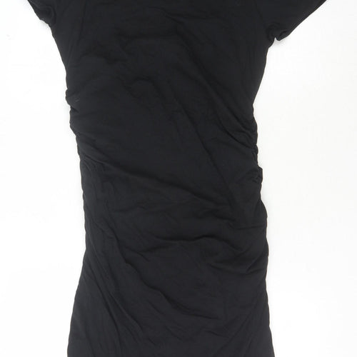 Boden Women's Black Stretch Off-the-Shoulder Dress