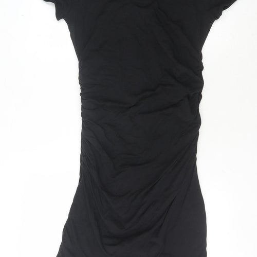 Boden Women's Black Stretch Off-the-Shoulder Dress