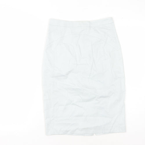 Reiss Women's Ivory Midi Pencil Skirt Size 6