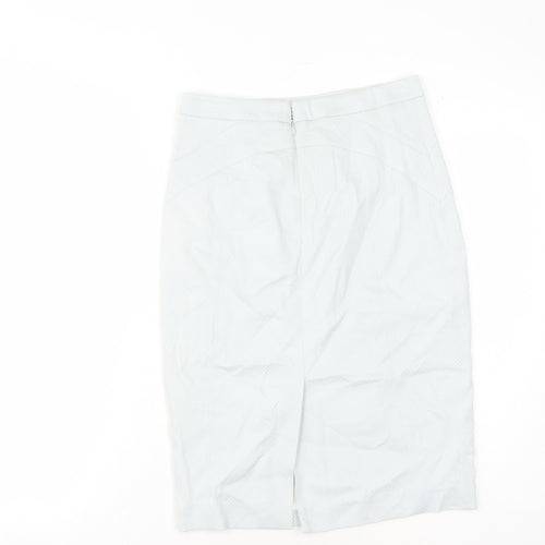 Reiss Women's Ivory Midi Pencil Skirt Size 6