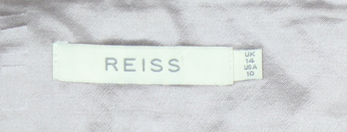 Reiss Women's Beige Pencil Skirt Size 14