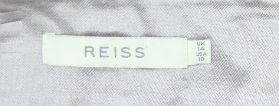 Reiss Women's Beige Pencil Skirt Size 14