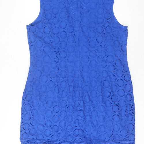 Roman Women's Blue Sleeveless Shift Dress