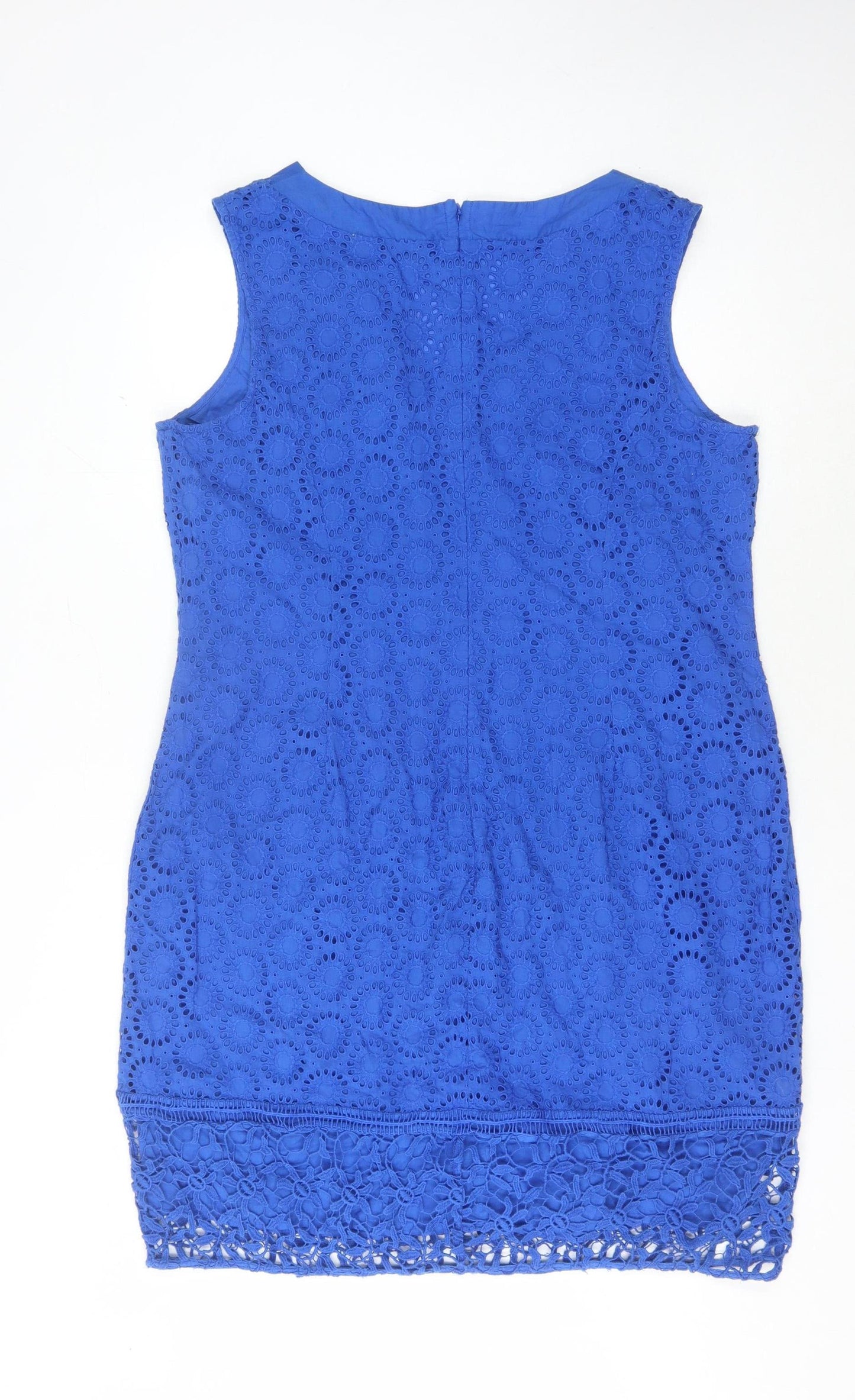 Roman Women's Blue Sleeveless Shift Dress