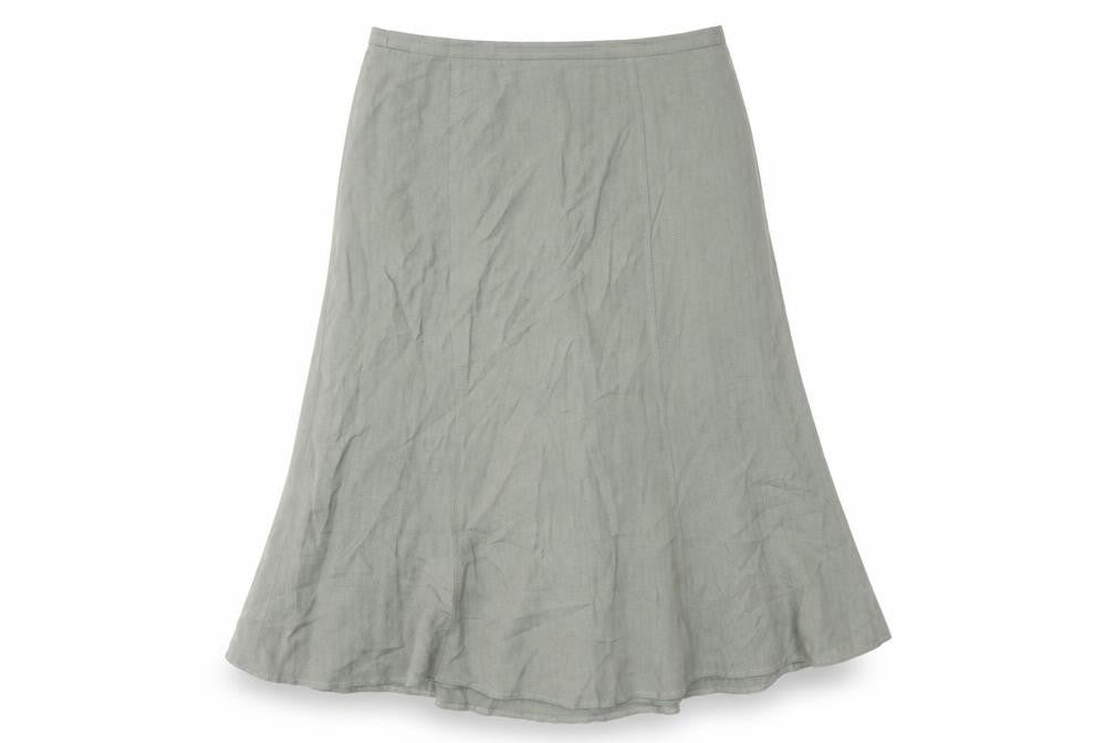 Eastex Women's Green Flare Midi Skirt Size 14