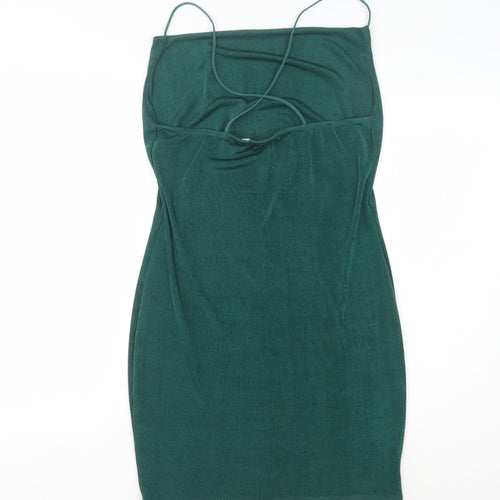 Collusion Women’s Green Bodycon Dress Size 12
