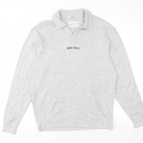 Jack Wills Grey Cotton Sweatshirt Unisex S