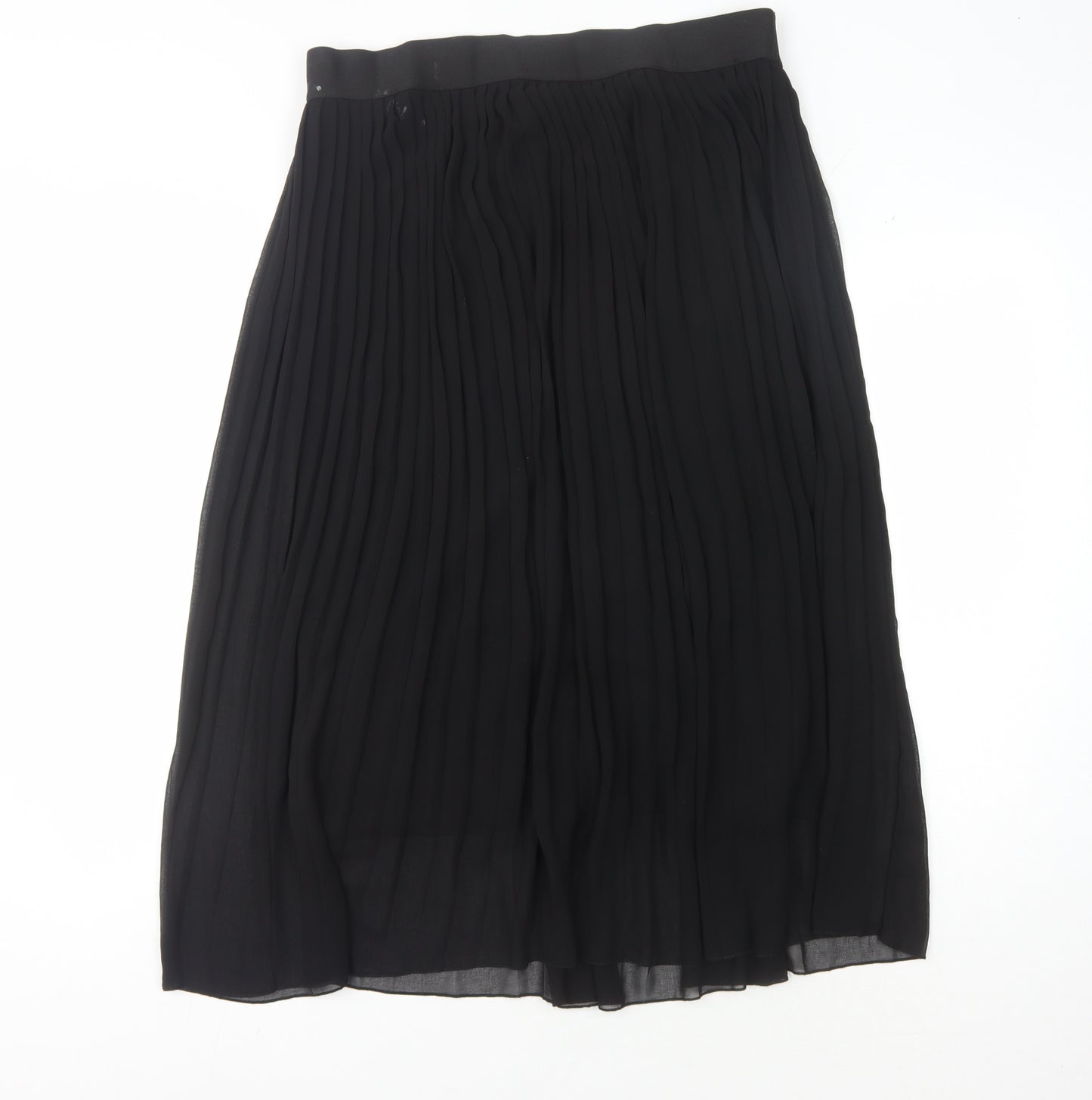 Cotswold Collections Black Pleated Midi Skirt, Size 12