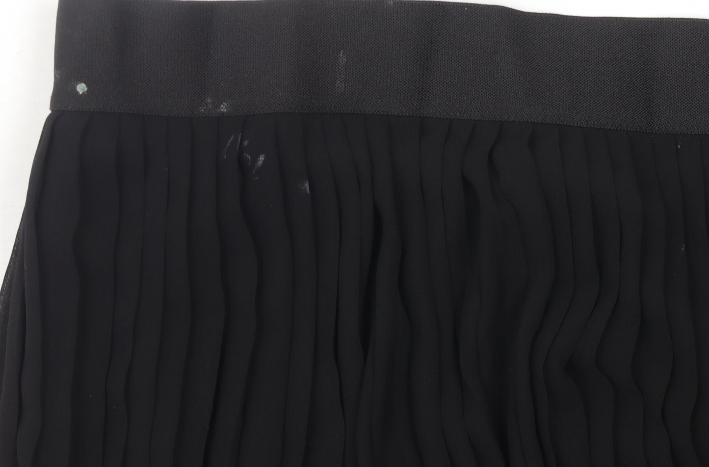 Cotswold Collections Black Pleated Midi Skirt, Size 12