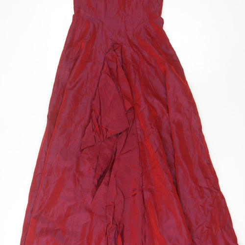 Debenhams Women's Red Ball Gown Dress Size 6