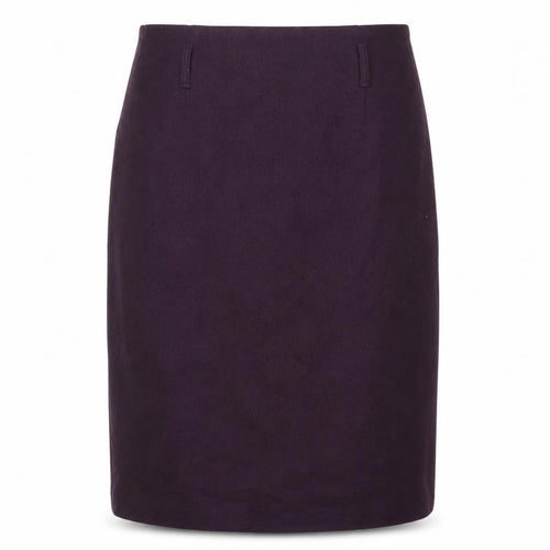 East Women's Purple Pencil Skirt, Size 10, Wool Blend
