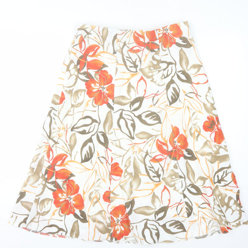 Honor Millburn Women's Floral A-Line Skirt Multicoloured 12