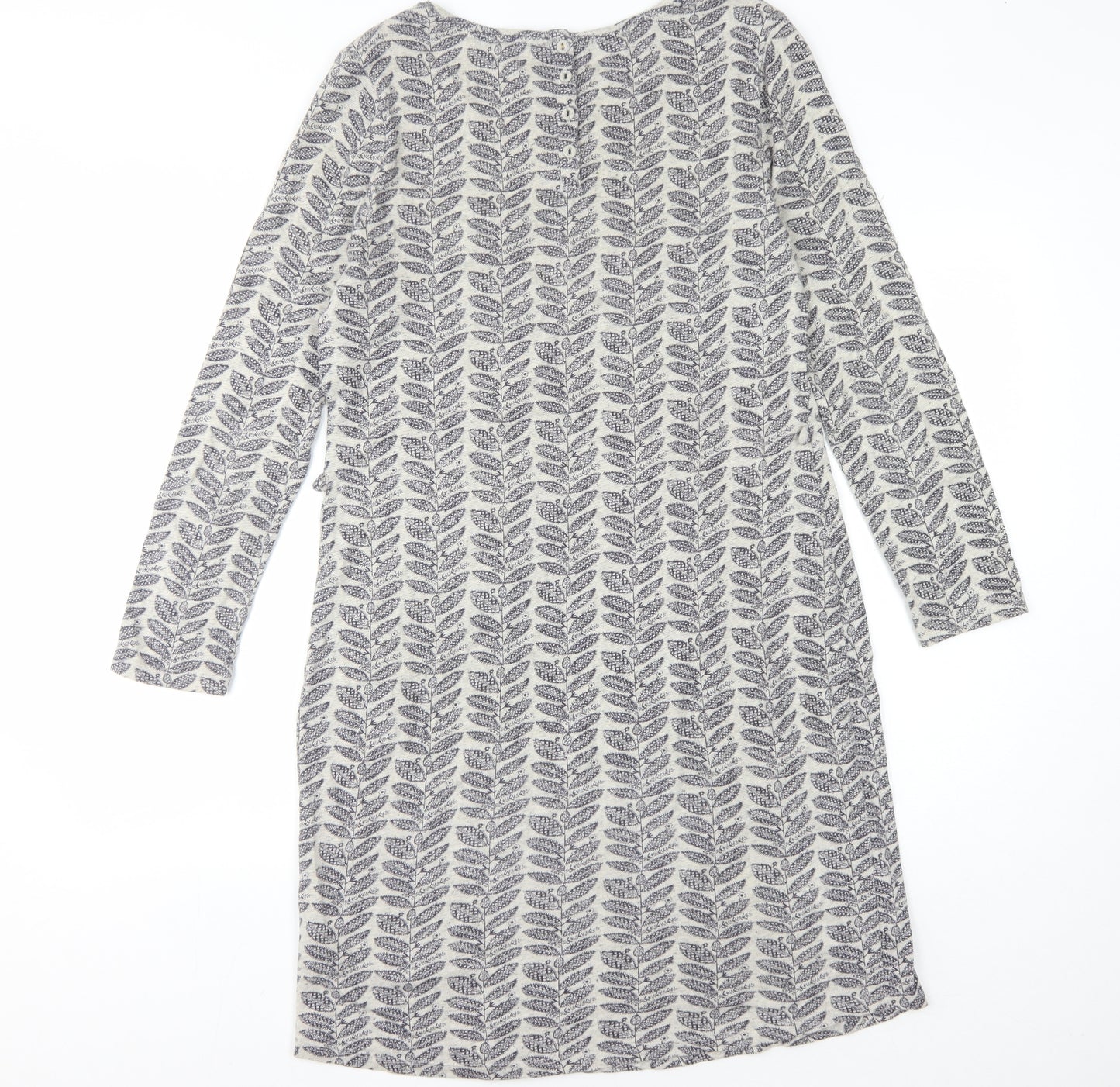 White Stuff Women's Ivory Geometric Shift Dress 10
