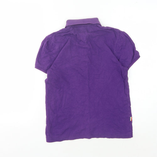 Fila Unisex Purple Polo Shirt - Size M, Comfortable Casual