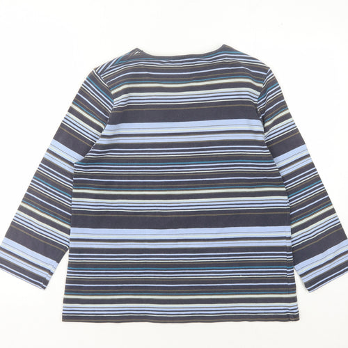 Viyella Women’s Multicoloured Large Striped T-Shirt