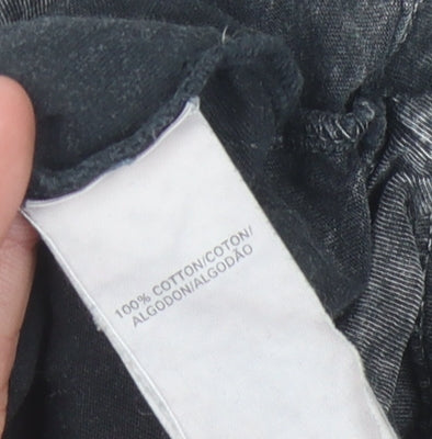 French Connection Women's Black S Cotton T-Shirt