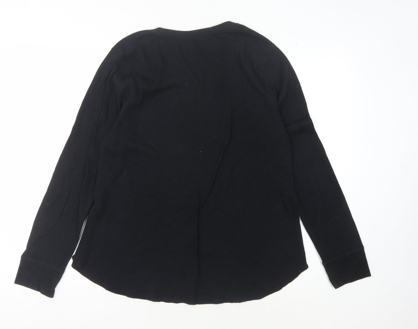 Old Navy Men's Black 2XL Slim Fit Long Sleeve T-Shirt