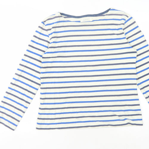 Seasalt Women's Striped Sailor Jersey Top Size 14