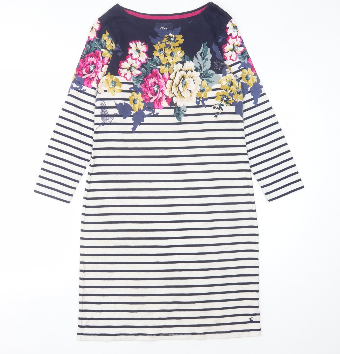 Joules Women's Multicoloured Shift Dress, Size 10
