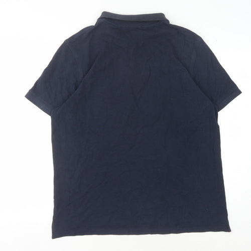 Lyle & Scott Men's Blue Polo Shirt L